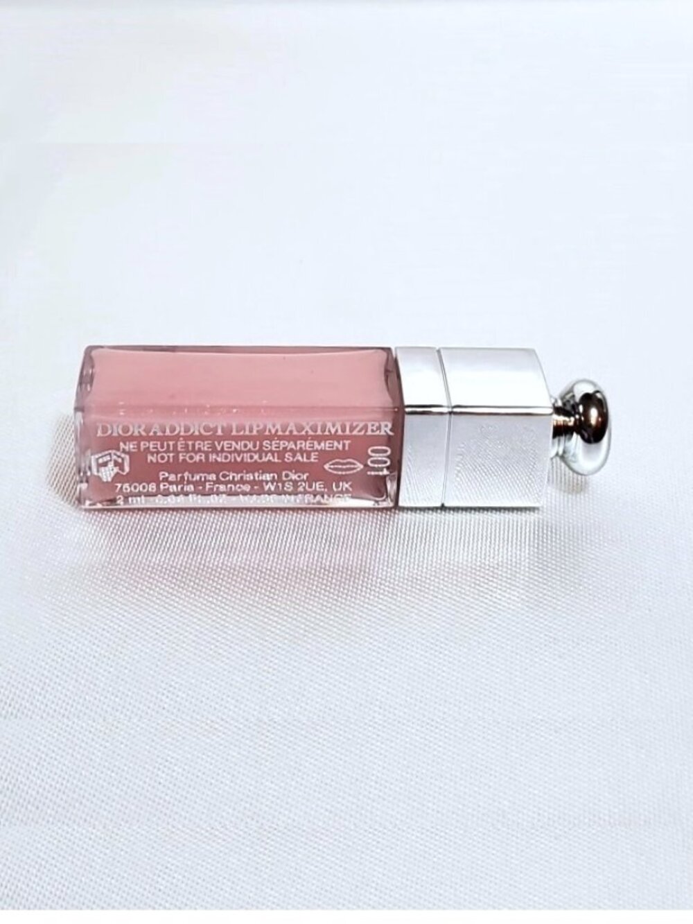 Dior Addict Lip Maximizer Plumping & Hydrating Lip Gloss Shade : 001 pink - Mini - Picture 2 of 2